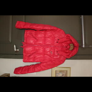 Hollister Hot Pink Puffy Jacket